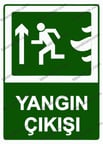 Yangın Çıkışı Uyarı Levhası