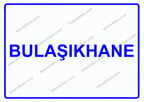 Bulaşıkhane Uyarı Levhası
