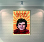 Tarık Akan Retro Ahşap Poster