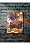Goku, Dragon Ball Poster, Özel Tasarım Kağıt Poster, Duvar Sanatı