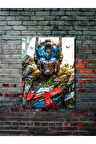 Optimus Prime - Transformers - Dizi, Film ve Karakter Özel Tasarım Poster Serisi, Eşsiz Tasarım,