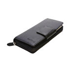 KARALI Siyah Deri Portföy Cüzdan BC400-S