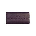 KARALI Mürdüm Deri Cüzdan BC405-MU
