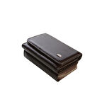 KARALI Kahve Deri Kadın Cüzdanı BC422-K