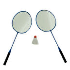 Badminton Seti Metal 2 Raket 1 Top Çantalı