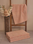 %100 Pamuklu Pembe Ayak Havlusu 50x70 cm