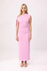 Kadın Büyük Beden Asimetrik Yaka Kolsuz Maxi Elbise Çiçek Baskılı Bodycon Kesim Günlük Rahat Modern