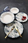 Serentina 24 Parça Porselen Dijital Baskı Yemek Takımı
