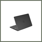 Bezos MacBook Neo Şeffaf Macbook Kapak - Siyah BEZOS1
