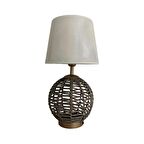 Soly Eskitme Plastik Rattan Abajur
