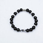 Oltu Taşı Hematit Lastikli Bileklik