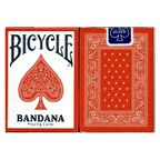 Bicycle Bandana Red (Kırmızı) Oyun Kağıdı iskambil Kartları