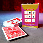 Bicycle invisible Deck Red Görünmez Deste Kırmızı Oyun Kağıdı Koleksiyonluk iskambil Kartları