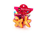 Biem Yıldız Lastik Toka Turuncu Pembe