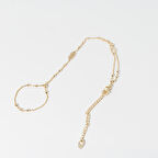 Biem Zirkon Taş Ve Top Detaylı Çelik Şahmeran