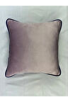 Kadife Biyeli Kırlent Kılıfı 40x40