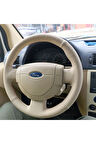 DİKİŞLİ DİREKSİYON KILIFI FORD CONNECT BEJ DERİ BEJ DİKİŞLİ KOMPLE KAPLAMA