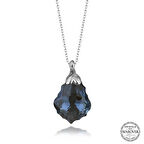 Swarovski Crystal Taşlı Gümüş Kadın Kolye