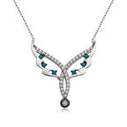 Gümüş Peri Kanadı Kadın Kolye