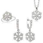 Gümüş Kar Tanesi Kadın Set