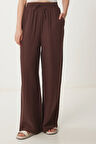 Balenbi Kadın Beli Lastikli Palazzo Müslin Pantolon 1096