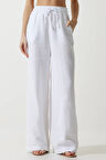 Balenbi Kadın Beli Lastikli Palazzo Müslin Pantolon 1096