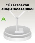LED Işıklı Masa Lambası – Göz Yormayan, Kısılabilir ve Esnek Başlıklı