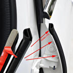 İKİ KAPI ARASI FİTİLİ ( ÜNİVERSAL ) 2 Metre geçmeli rüzgar azaltıcı fitil geçmeli fitil