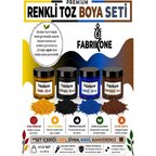 Toz Mum Boyası Seti 10 cc 4’lü – Soya & Parafin Wax Için – Sarı, Siyah, Mavi, Kahverengi BKFAB4SRSMKH10G