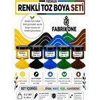 Toz Mum Boyası Seti 10 cc 5'li – Soya & Parafin Wax Için – Sarı, Siyah, Mavi, Yeşil, Kahverengi BKFAB5SRSMYKH10G