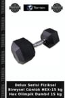 Delux Serisi Fiziksel Bireysel Günlük HEX-15 kg Hex Olimpik Dambıl 15 kg
