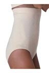 Kadın Ten Yüksek Bel Slip Korse