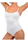 Bonbonetti Kadın Beyaz Korse Çıtçıtlı Body