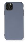 Newface Apple iPhone 11 Pro Max Kılıf Nano içi Kadife Silikon - Gri
