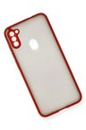 Newface Samsung Galaxy A11 Kılıf Montreal Silikon Kapak - Kırmızı
