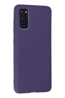 Newface Samsung Galaxy S20 Kılıf Nano içi Kadife Silikon - Mor