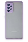 Newface Samsung Galaxy A72 Kılıf Montreal Silikon Kapak - Mor