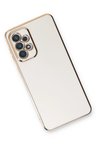 Newface Samsung Galaxy A53 5G Kılıf Volet Silikon - Beyaz