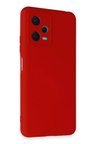 Newface Xiaomi Redmi Note 12 5G Kılıf Nano içi Kadife Silikon - Kırmızı