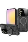 Newface Samsung Galaxy A05S Kılıf Joy Lens Standlı Kapak - Siyah