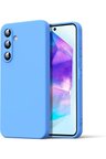 Newface Samsung Galaxy A16 5G Kılıf Nano içi Kadife Silikon - Mavi