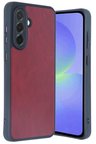 Newface Samsung Galaxy A35 5G Kılıf Aras Deri Kapak - Bordo