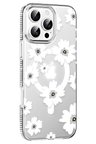 Joko Apple iPhone 16 Pro Max Floral Magsafe Kapak - Beyaz