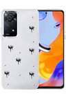 Newface Xiaomi Redmi Note 11 Pro Fiyonk Desenli Kapak - Desen 1