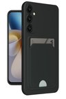 Newface Samsung Galaxy S24 Plus Kelvin Kartvizitli Silikon - Siyah