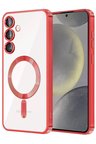 Newface Samsung Galaxy A15 4G Kross Magneticsafe Kapak - Kırmızı
