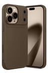 Newface Apple iPhone 17 Pro Max Auto Focus Karbon Kapak - Kahverengi
