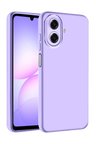 Newface Samsung Galaxy A07 4G Nano içi Kadife Silikon - Lila