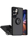 Newface Samsung Galaxy S26 Ultra Montreal Yüzüklü Silikon Kapak - Siyah
