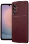 Newface Samsung Galaxy A26 Kılıf Auto Focus Karbon Kapak - Bordo